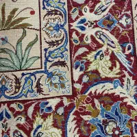 ذرع و نیم انتیک اصفهان تک خفت ۷۰ رج بزم خیام|فرش|تهران, افسریه شمالی|دیوار