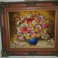 تابلو ابریشم دستبافت