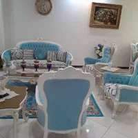 مبل پذیرایی ۷ نفره .ناهار خوری ۸ نفره .چوب راش‌