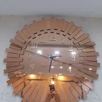 ساعت دیواری آیینه ای