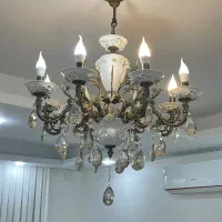 لوستر برنزی بسیار زیبا