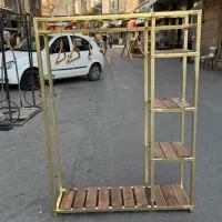 رگال آبکاری طلایی کمد دار خرگوش ویترین