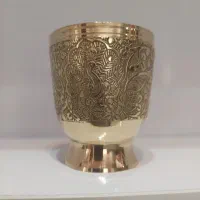 لیوان برنجی قلم هندی وارداتی|کلکسیون اشیاء عتیقه|بیرجند, |دیوار