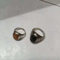 دوتاانگشتر قدیمی قیمت مناسب نقره|جواهرات|تهران, کوثر|دیوار