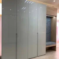 طراحی و ساخت کمد دیواری با ام دی اف درجه 1|جاکفشی، کمد، دراور|اراک, |دیوار