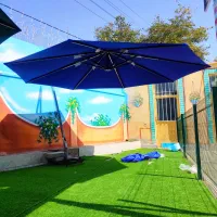 سایه بان چتر سایبان باغی چتری پایه کنار با LED