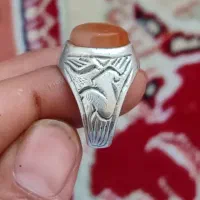 انگشتر نقره قلم کاری دستی، یمن انگوری