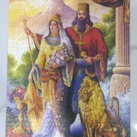 پازل ۱۰۰۰ تکه کوروش کبیر آماده تابلو شدن