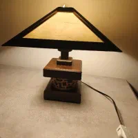 چراغ خواب چوبی|چراغ خواب و آباژور|اهواز, کوی ترابری|دیوار