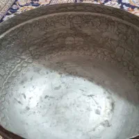 جام ظرف میوه قدیمی مس وبرنج اب کاری نقره|کلکسیون اشیاء عتیقه|تهران, بنی‌هاشم|دیوار