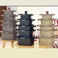 کف بازار سرویس قابلمه چدن گرانیت قوری کتری کفچدن