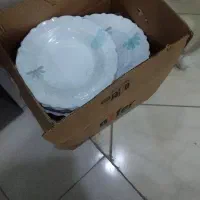 یه دست ظرف آرکوپال شش نفره  نو