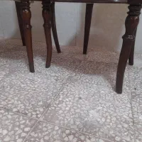 غذاخوری ۴نفره پایه خراطی زیبا|میز و صندلی غذاخوری|قم, نیروگاه|دیوار