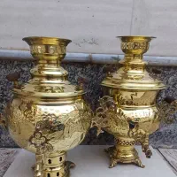 سماور ذغالی برنز