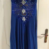 لباس حریر مهره دوزی عربی