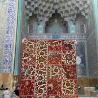 فرش چهل تیکه دستباف کار اصفهان|فرش|اصفهان, نقش جهان|دیوار