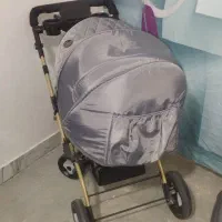 کالسکه نو خیلی تمیز با لباس ۱۹ تیکه نو|کالسکه و لوازم جانبی|کرمانشاه, |دیوار