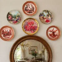 بشقاب دیوارکوب لوکس و آنتیک