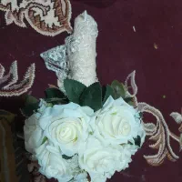 گل عروس نو|گل مصنوعی|یاسوج, |دیوار