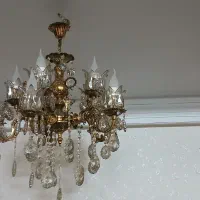 لوستر برنجی|لوستر و چراغ آویز|اراک, |دیوار