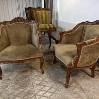 مبل استیل چوب گردو|مبلمان خانگی و میز عسلی|تهران, ارامنه|دیوار