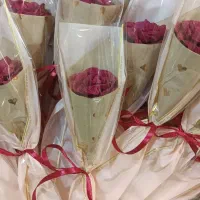 گل رز کاغذی شاخه ای|گل مصنوعی|ری, دولتآباد|دیوار