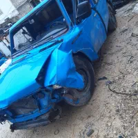 نیسان وانت  پراید پژو و....تصادفی کاردار سوخته