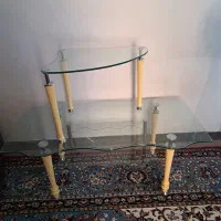 میز شیشه ای و عسلی
