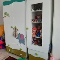 تخت نو  -ویترین-کمد لباس|تخت و سرویس خواب|اندیشه, اندیشه فاز ۱|دیوار