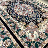 فرش دستباف جفت ۶متری کاشمرطرح خطیبی تبریز