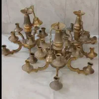لوستر خراب  وقدیمی طلایی|لوستر و چراغ آویز|شیراز, شهرک امیر کبیر|دیوار