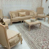 مبلمان هفت نفره فرانسوی کویین در حد نو نو