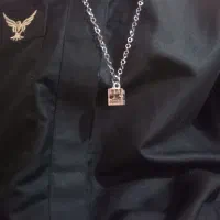 گردنبند طرح مکه استیل