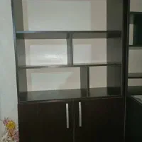 کتابخانه چوبی mdf