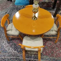 میز و صندلی غذاخوری مدل پایه خرچنگی چوب روسی|میز و صندلی غذاخوری|شیراز, وزیرآباد|دیوار