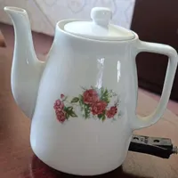 قوری برقی گلسرخی عتیقه|قوری، کتری، قهوه‌ساز دستی|ساوه, |دیوار