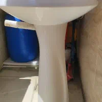 روشویی پایه دار (همراه اتصالات)