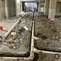 لوله کشی فاضلاب شهری کل کرج