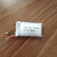 باتری لیتیومی قابل شارژ 3.7 ولت و 380 میلی امپر