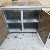 کابینت فلزی و سینک و روشویی