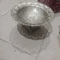 سینی جا میوه ای برنجی برنزی