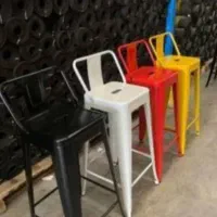 صندلی اپن فلزی ارتفاع ۷۶ پشتی دار. برند نگین|صندلی و نیمکت|تهران, دروازه شمیران|دیوار