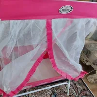 گهواره ننو و تخت کنار مادر همراه با پشه بند