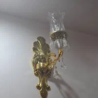 برنزسنگین ۶شاخه ویک عدیوارکوب|لوستر و چراغ آویز|همدان, |دیوار