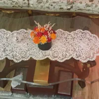 مبل استیل با چوب گردو تمیز در حد نو ۷ نفره|مبلمان خانگی و میز عسلی|رامسر, |دیوار