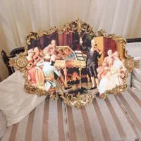 تابلو فرانسوی مخمل و تابلو پوست