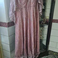 لباس مجلسی نو رنگ صورتی شیک