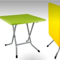 میز پلاستیکی غذاخوری ناهارخوری پایه فلزی تاشو مربع|میز و صندلی غذاخوری|تهران, صادقیه|دیوار