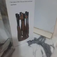 ست کفگیر ملاقه بامبو خارجی پرنس و تخته سرو|ظروف پخت‌وپز|قم, پردیسان|دیوار