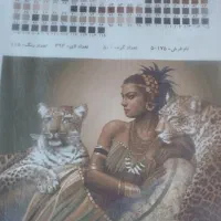 نخ و نقشه تابلو فرش